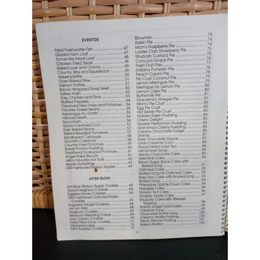 Mrs. Main's‎ Coming Home Cookbook Lela Main Heritage Randolph County Indiana